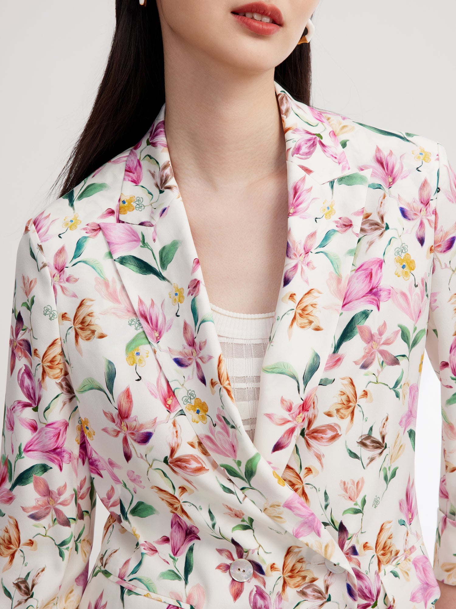 EP YAYING Printed Blazer