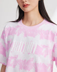 EP YAYING Pink Tie-Dye T-Shirt