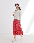 EP YAYING Traditional Chinese Style Floral Suspenders Dress