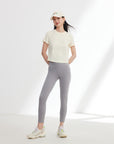 EP YAYING Beige Basic T-Shirt