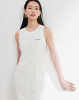 YAYING White Sleeveless Dress