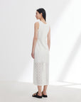 YAYING White Sleeveless Dress
