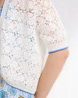 EP YAYING Hollow Flower Knitwear