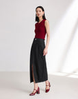 EP YAYING Wool Sleeveless Vest