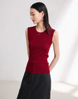 EP YAYING Wool Sleeveless Vest