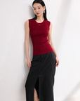 EP YAYING Wool Sleeveless Vest