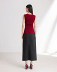 EP YAYING Wool Sleeveless Vest