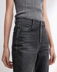 EP YAYING Black Straight Leg Pants