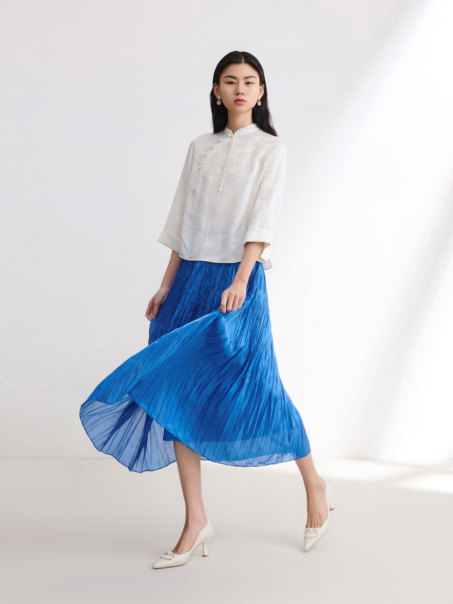 EP YAYING High-Waisted Skirt