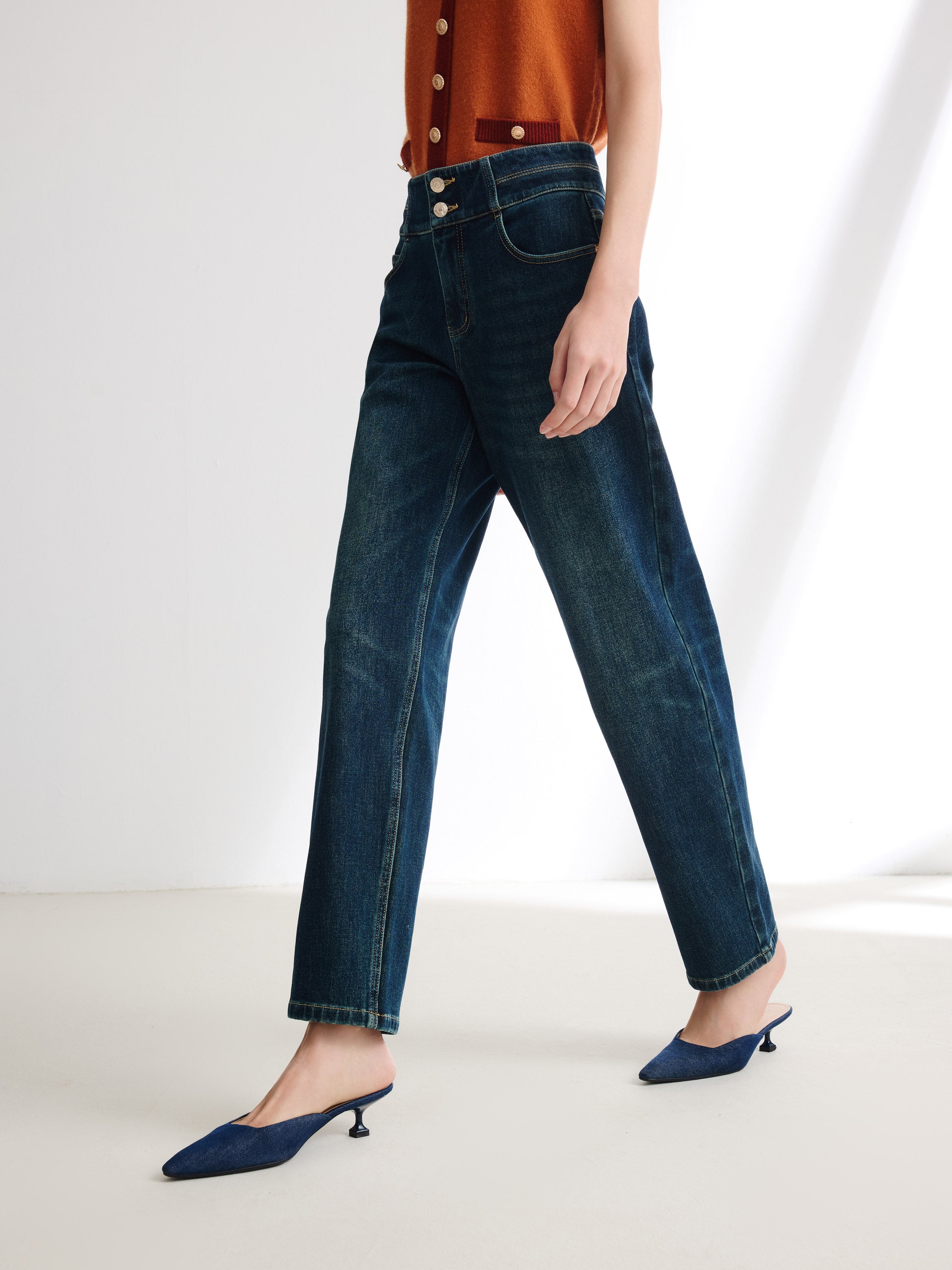 EP YAYING Classic Blue Jeans
