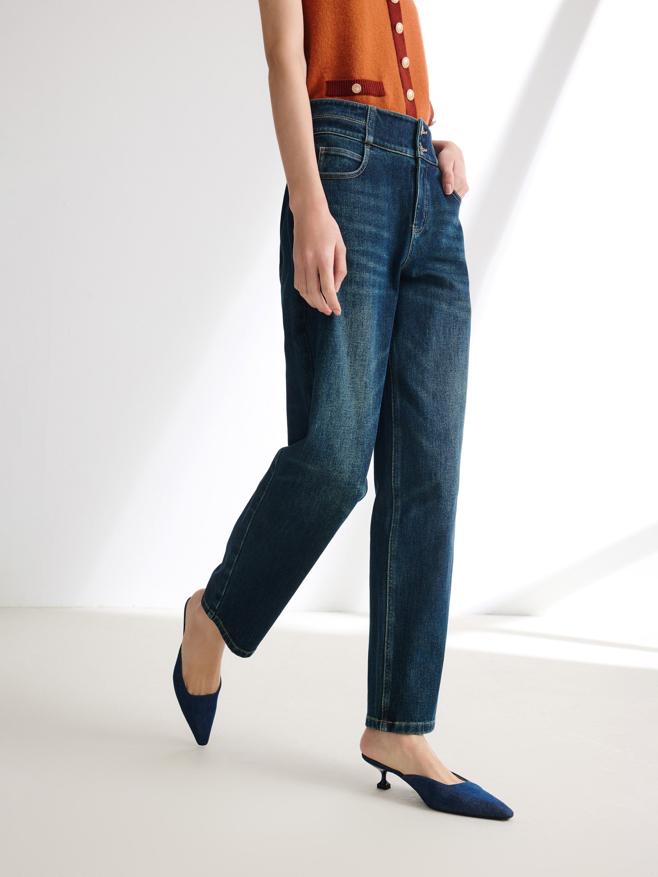 EP YAYING Classic Blue Jeans