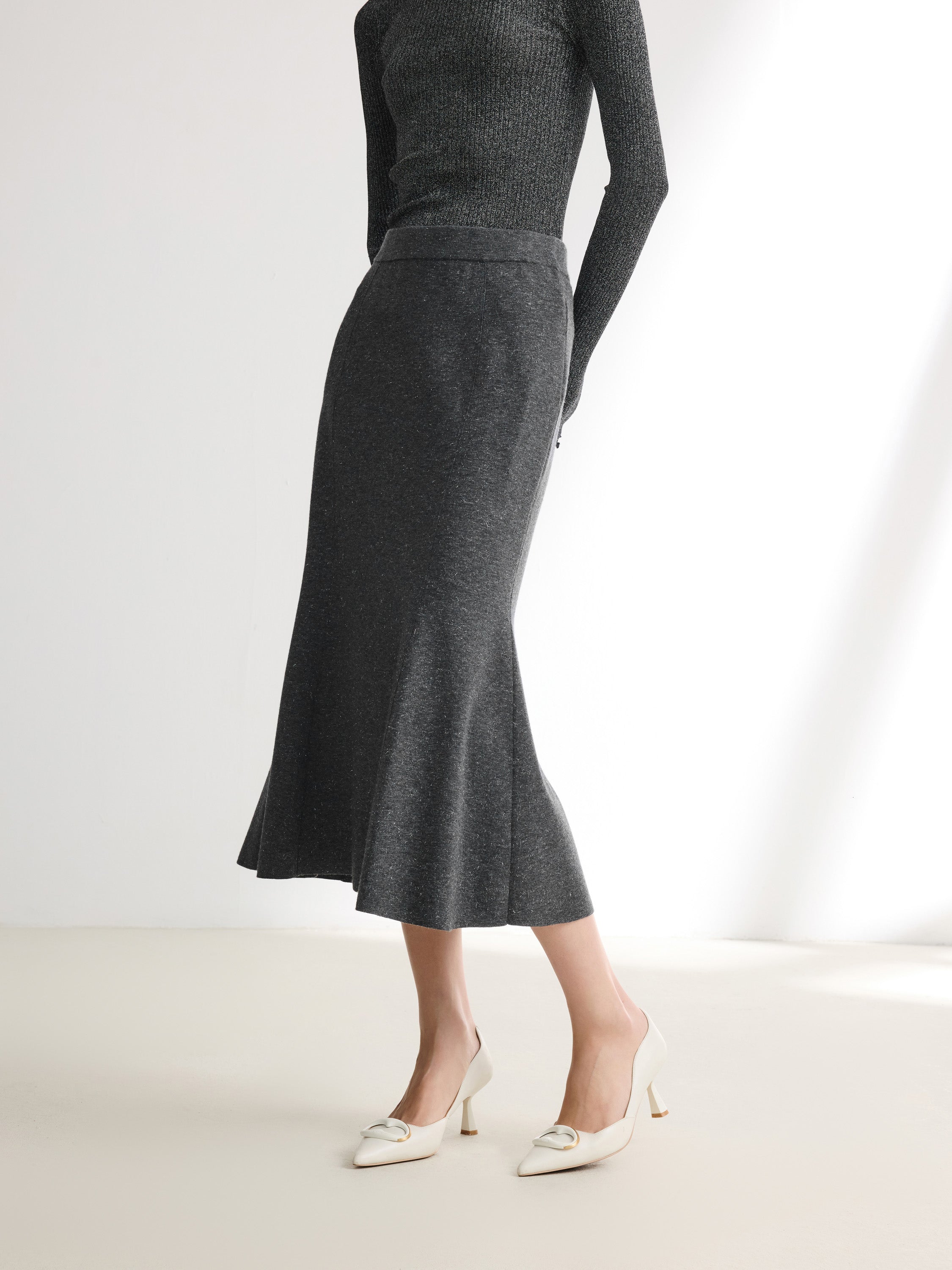 EP YAYING Black Slim Fit Dress