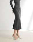 EP YAYING Black Slim Fit Dress