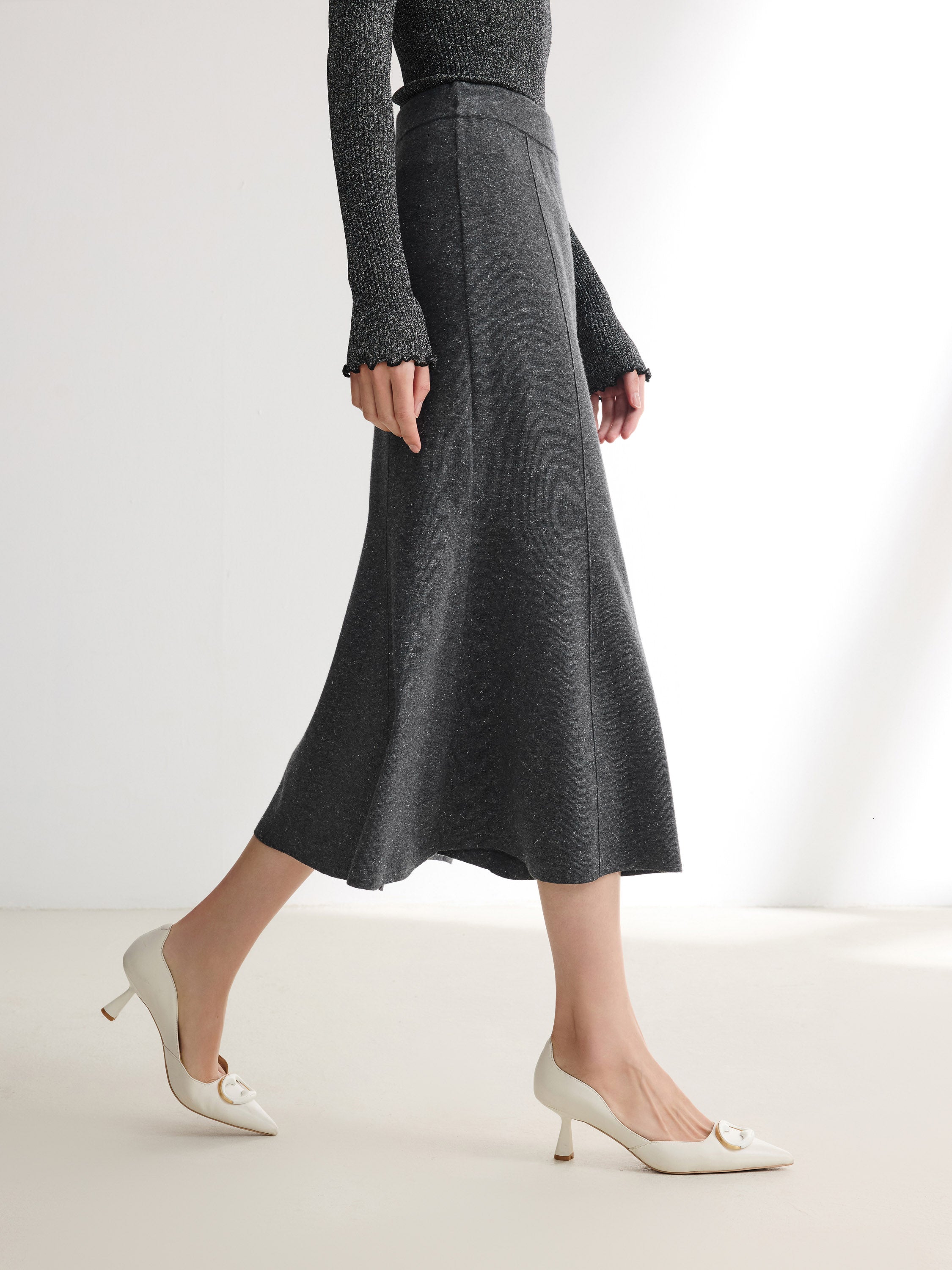 EP YAYING Black Slim Fit Dress