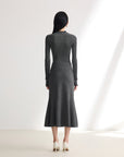 EP YAYING Black Slim Fit Dress