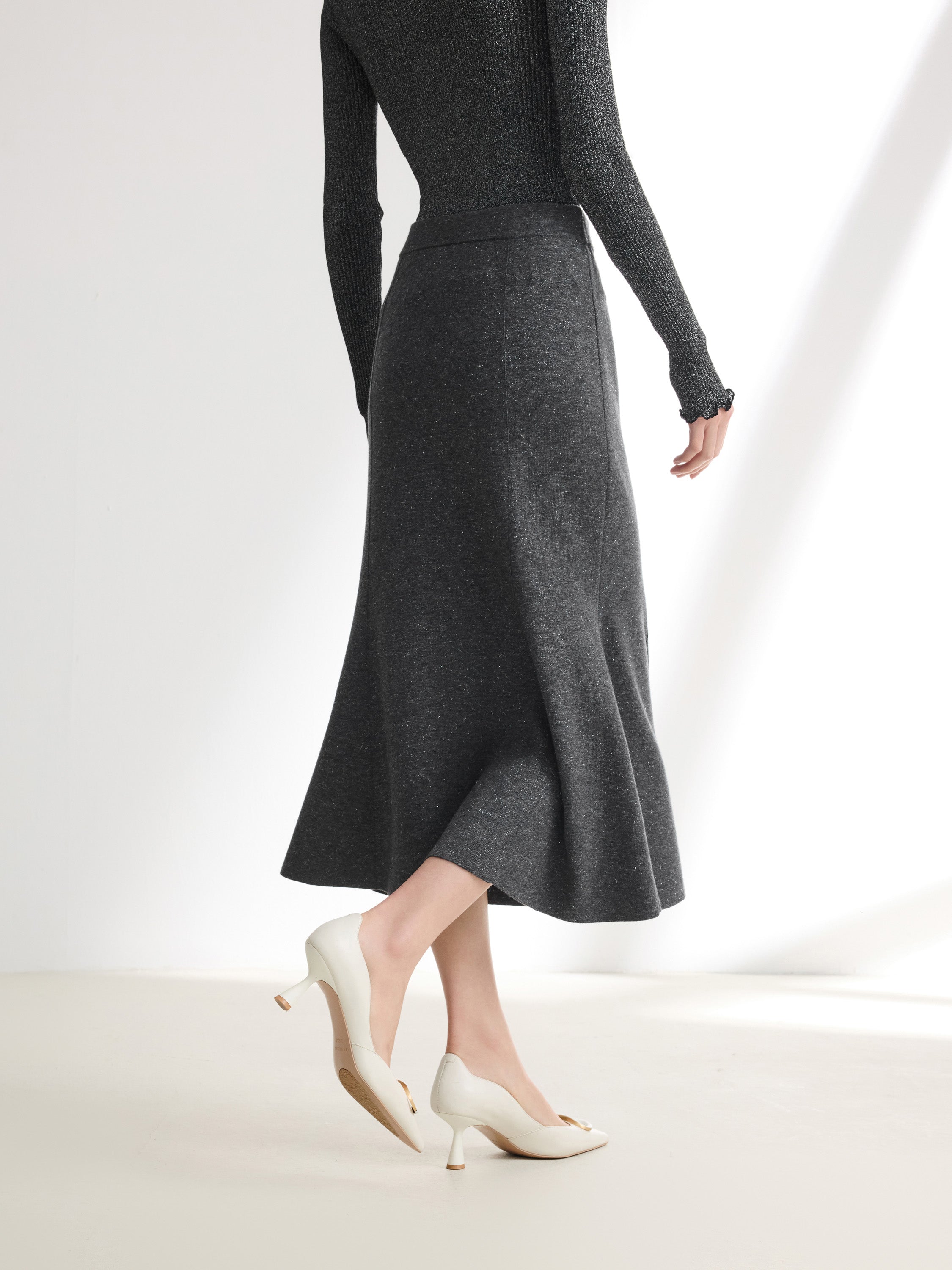 EP YAYING Black Slim Fit Dress