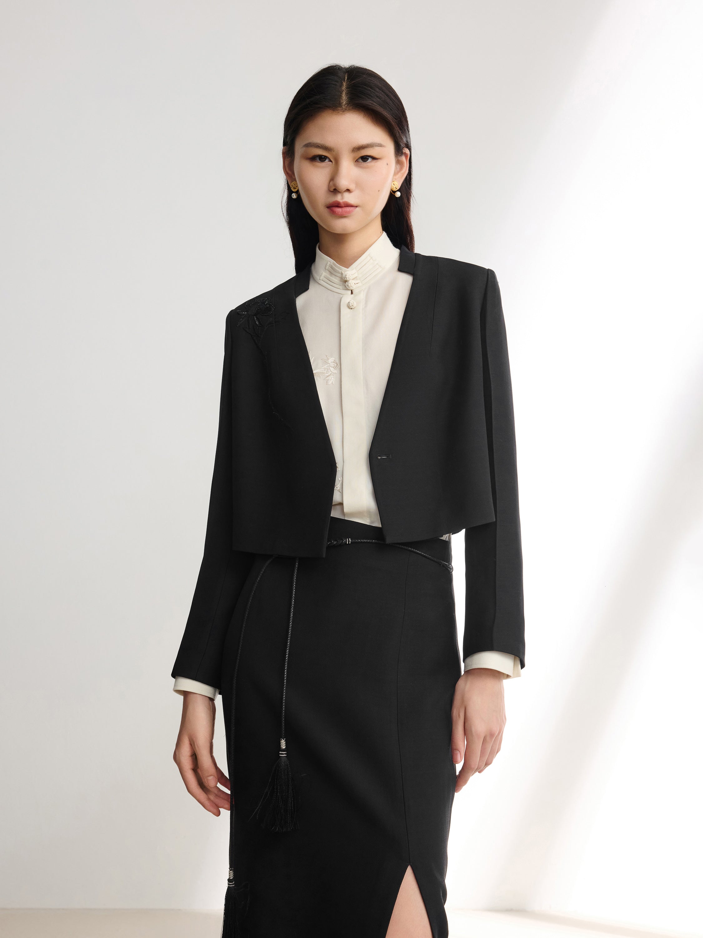 EP YAYING Black Blazer