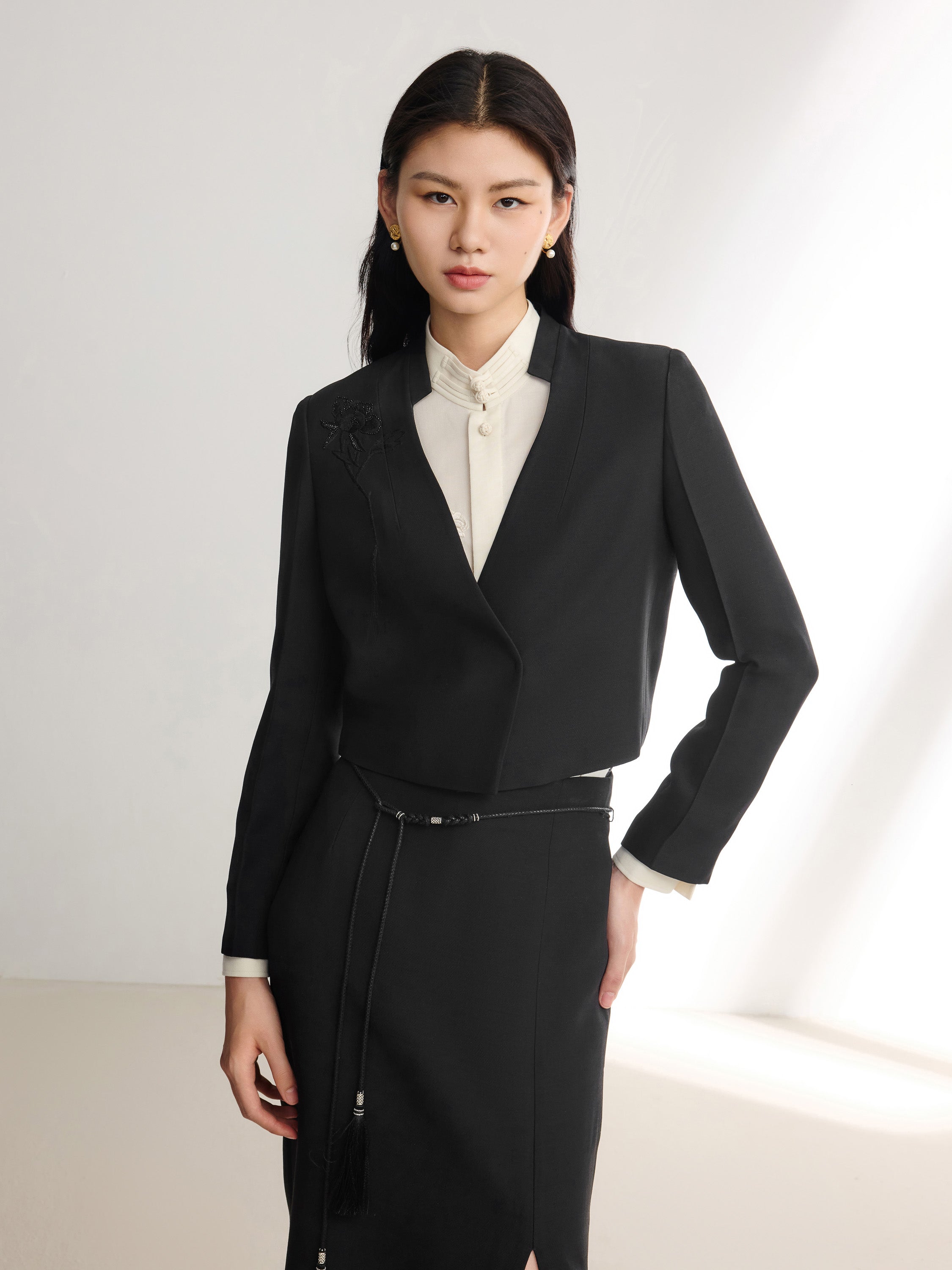 EP YAYING Black Blazer