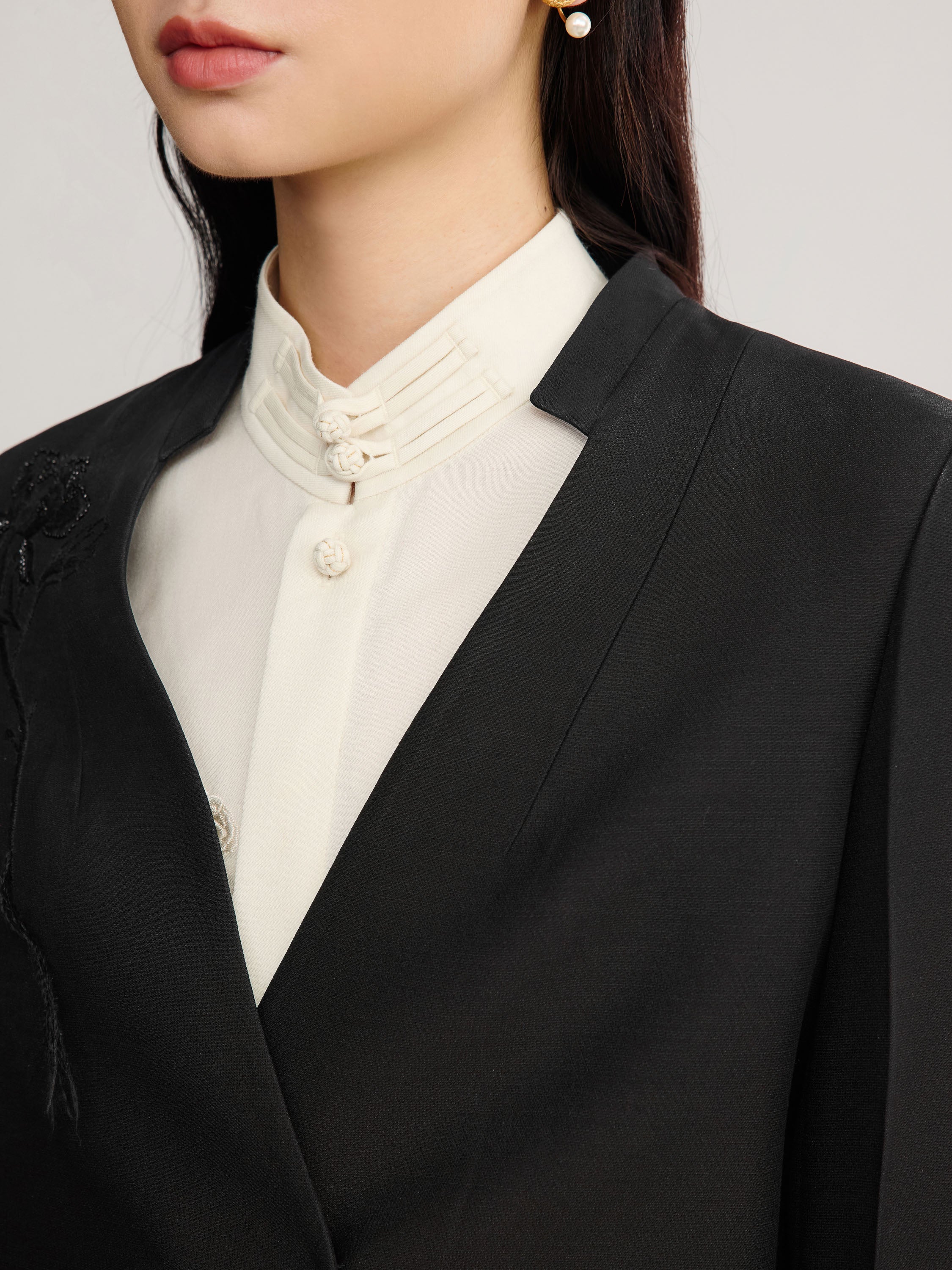 EP YAYING Black Blazer