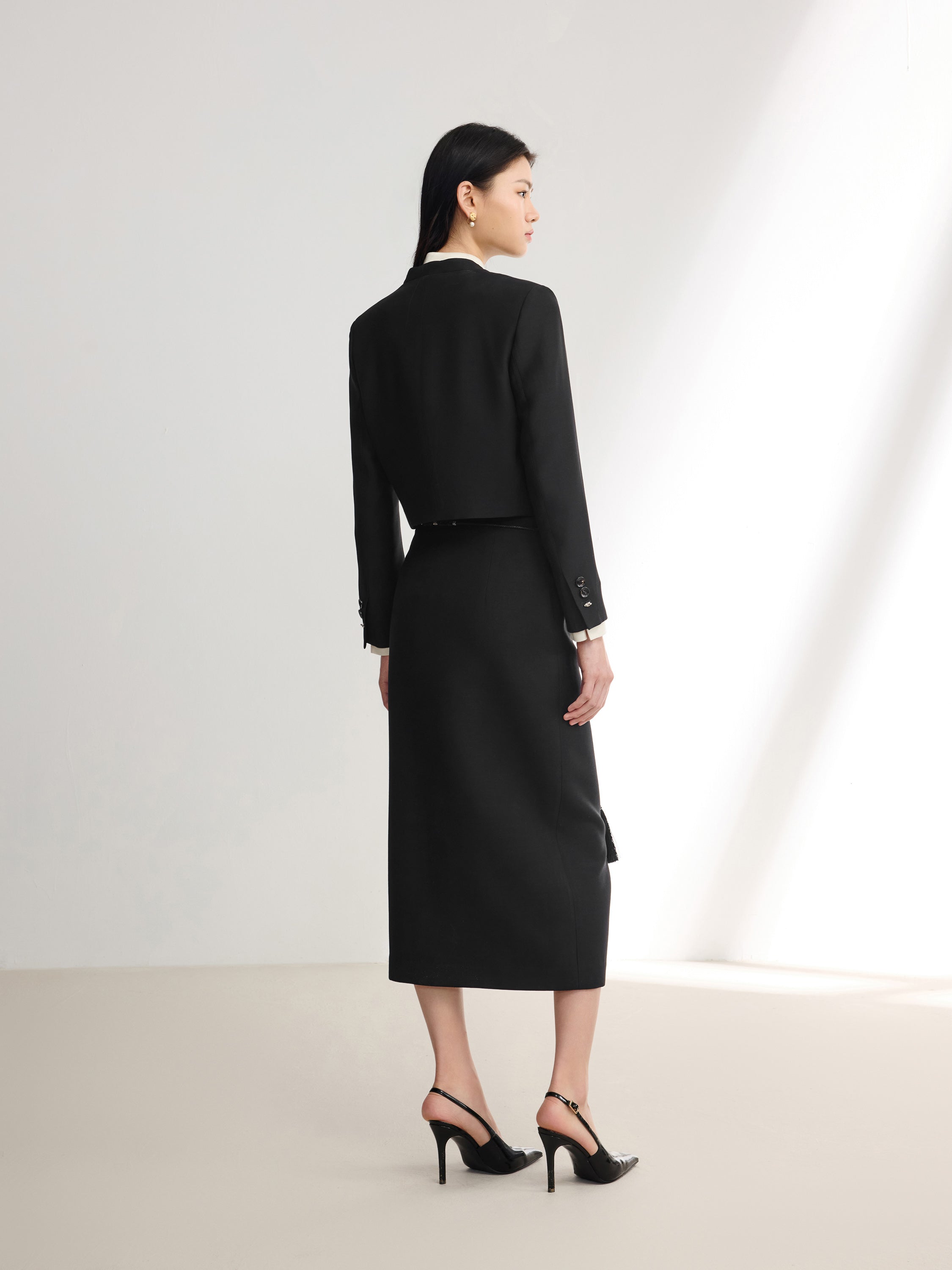 EP YAYING Black Blazer