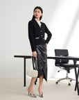 EP YAYING Pure Wool Knitted Cardigan