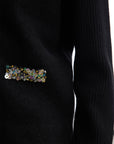 EP YAYING Pure Wool Knitted Cardigan