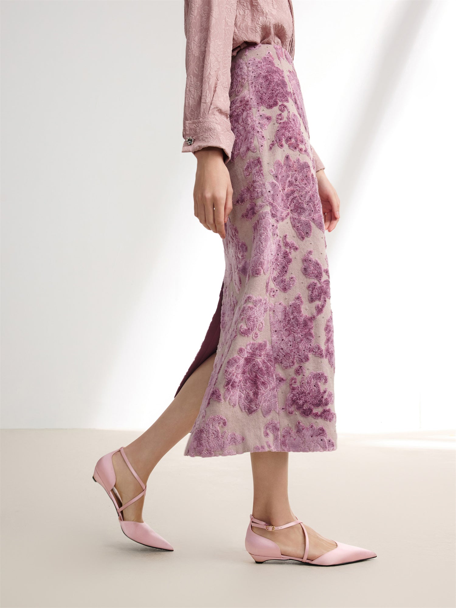 EP YAYING Floral skirt