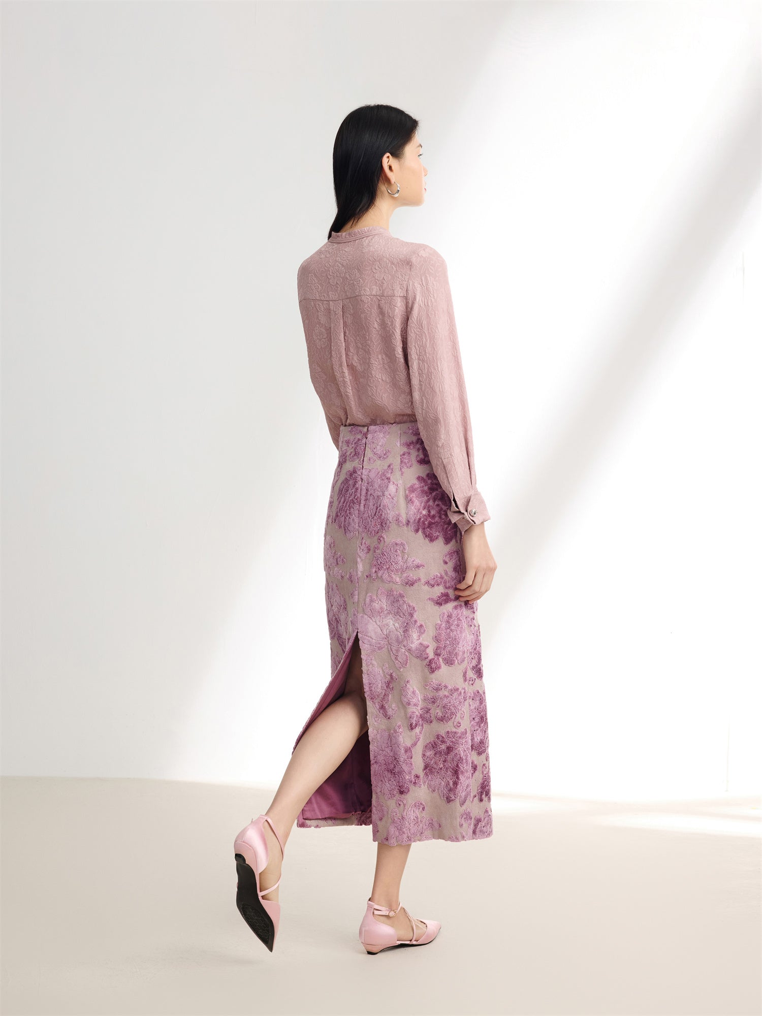 EP YAYING Floral skirt