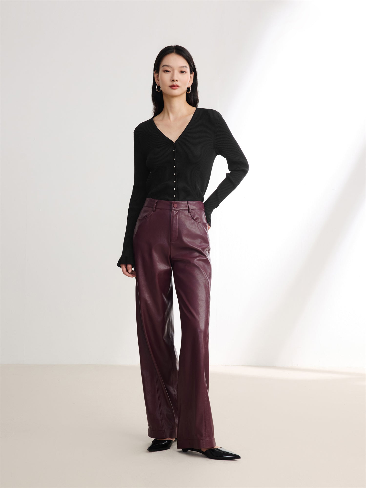 EP YAYING Faux Leather Pants EGJIP6442AL