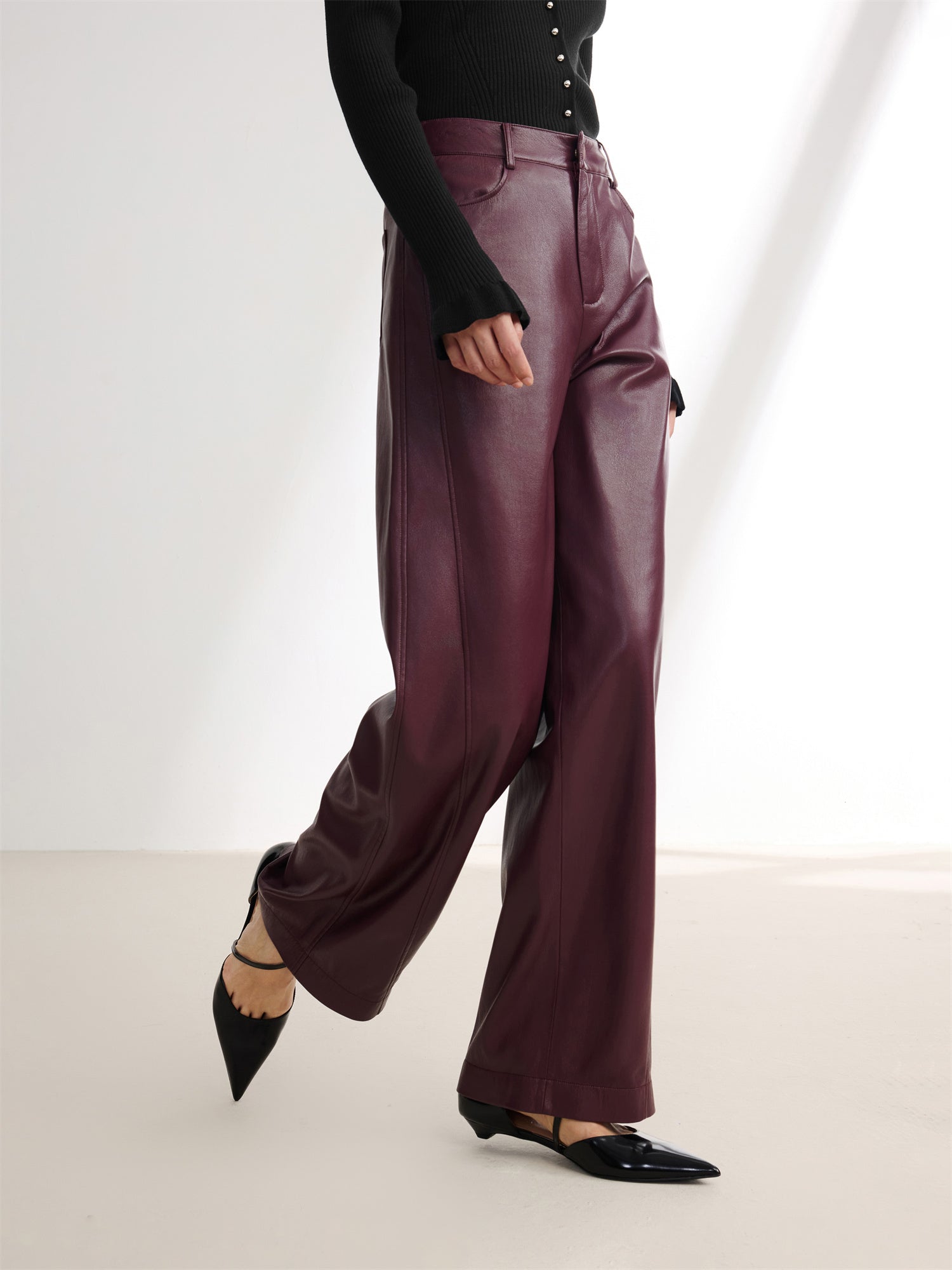EP YAYING Faux Leather Pants EGJIP6442AL