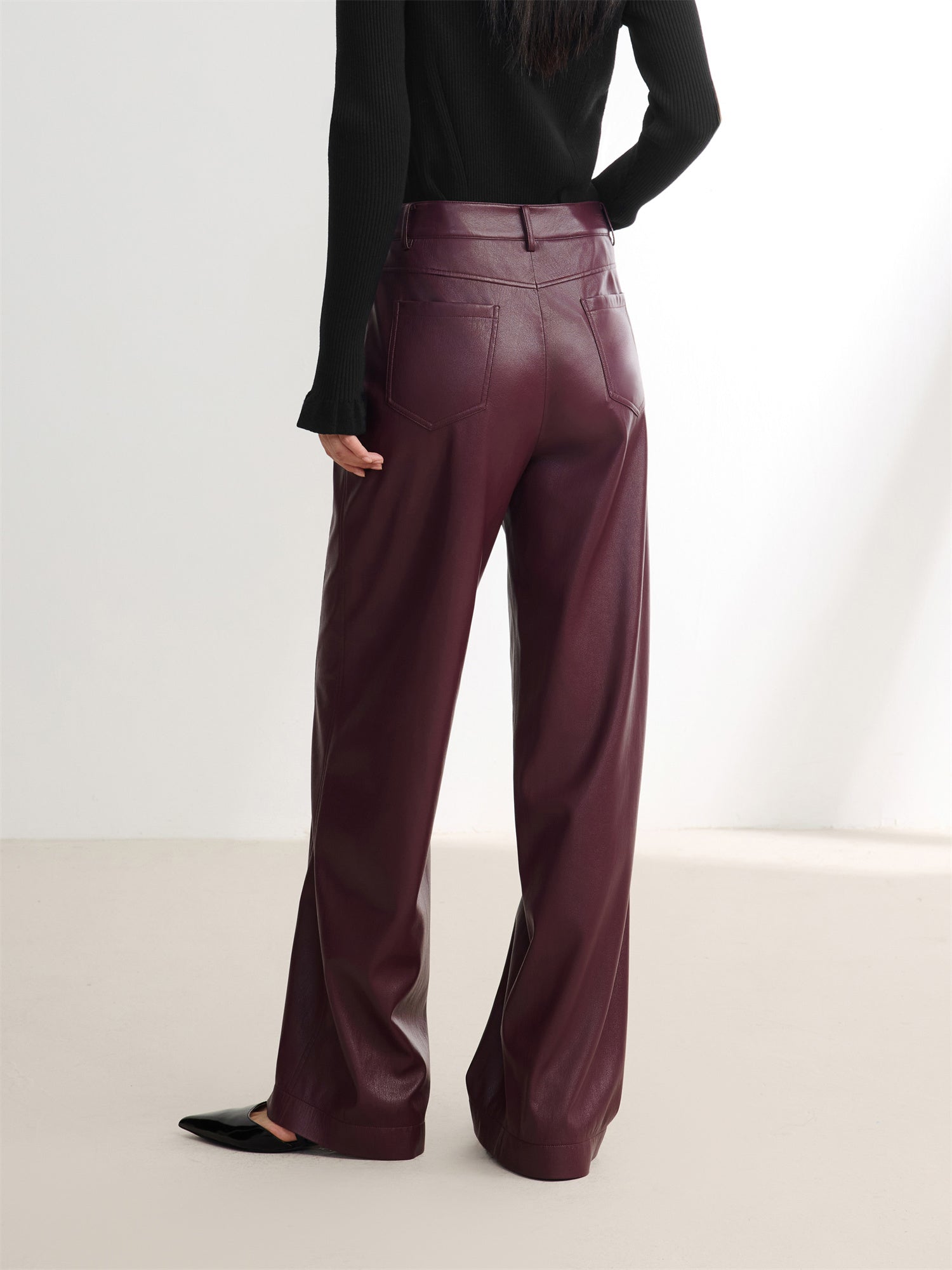 EP YAYING Faux Leather Pants EGJIP6442AL