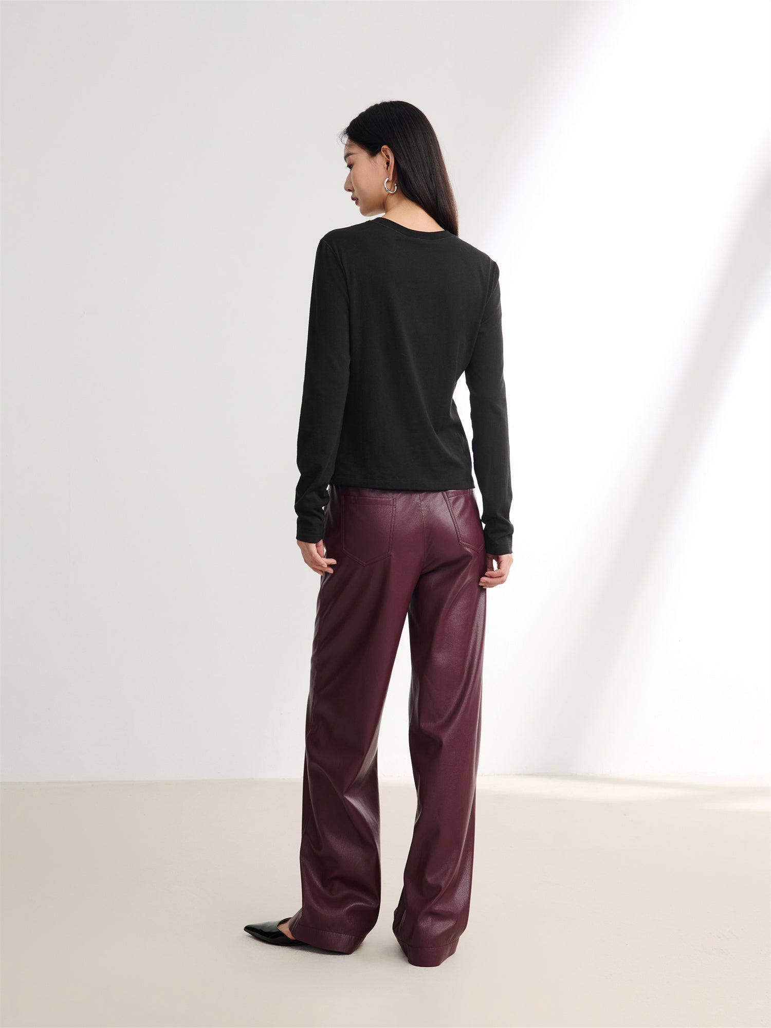 EP YAYING Faux Leather Pants EGJIP6442AL