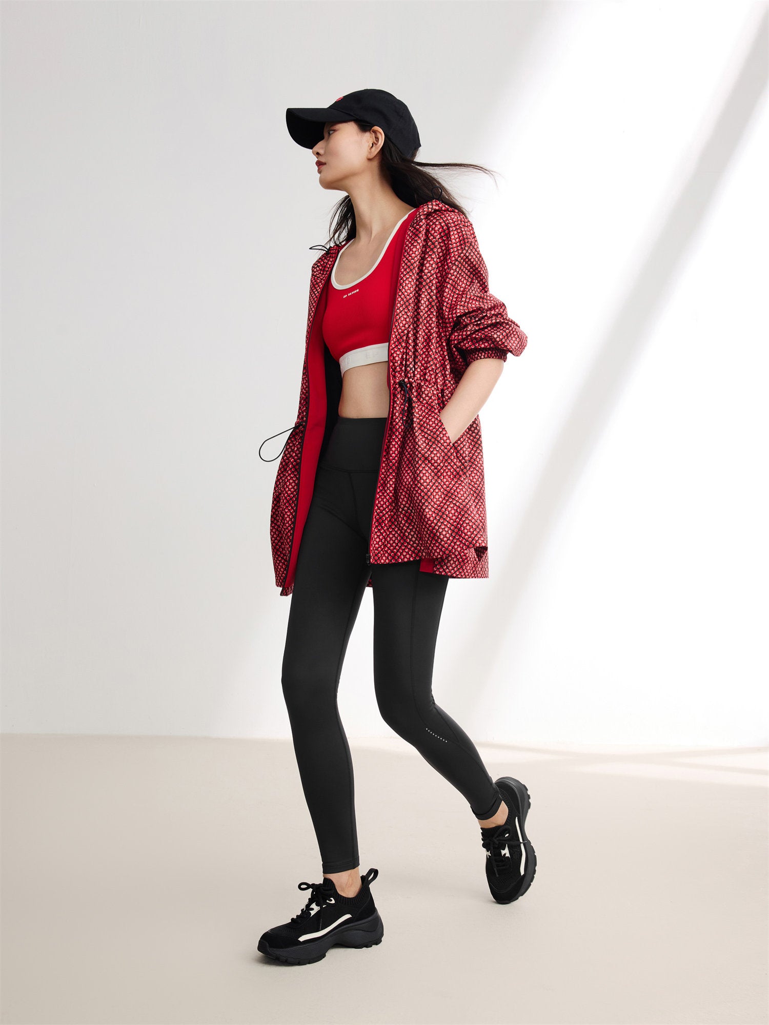 EP YAYING Hooded Printed Sweatshirt