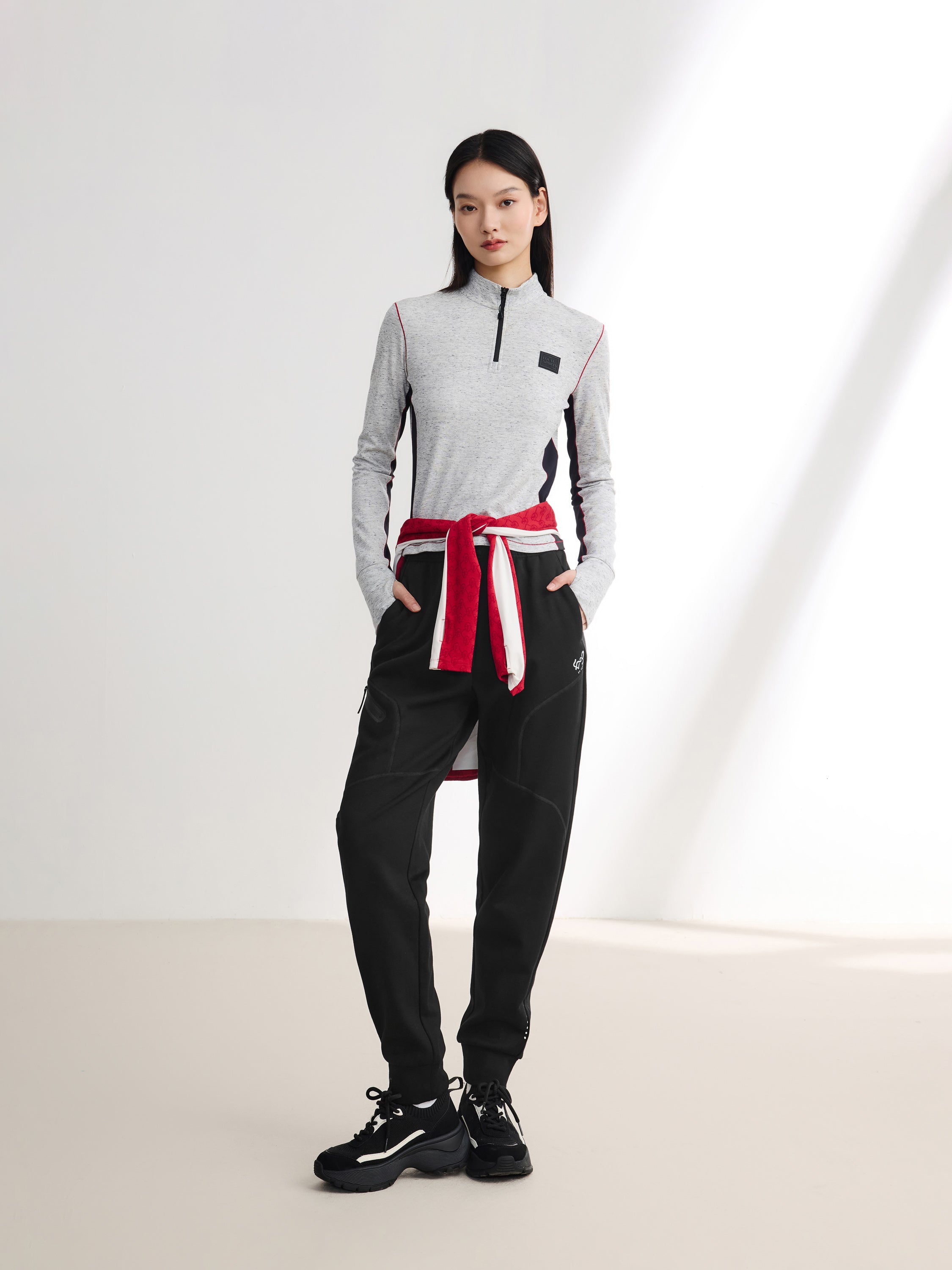 EP YAYING Black Slim Fit Pants