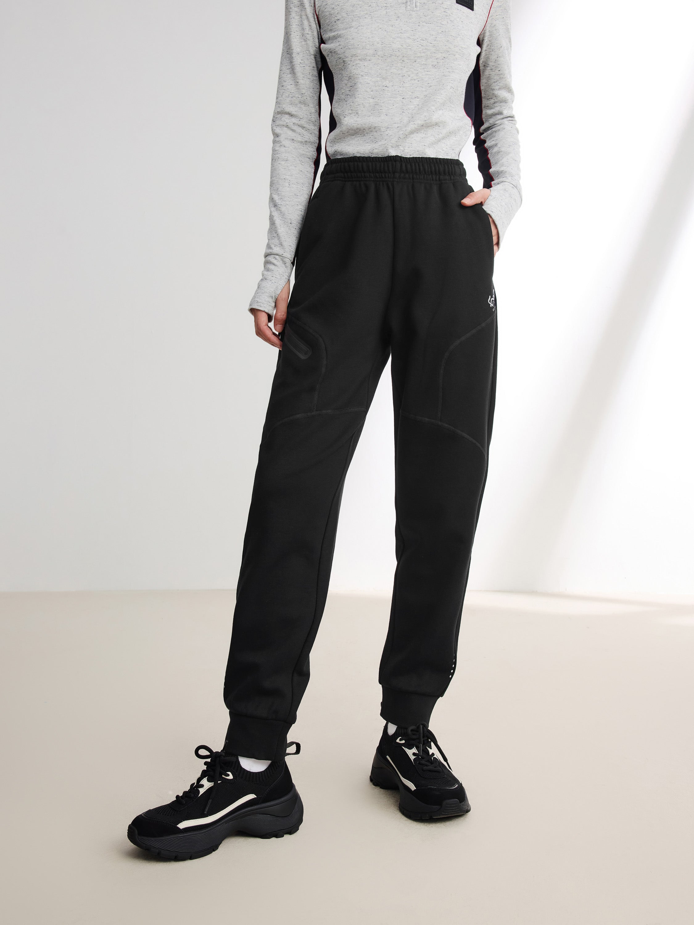 EP YAYING Black Slim Fit Pants