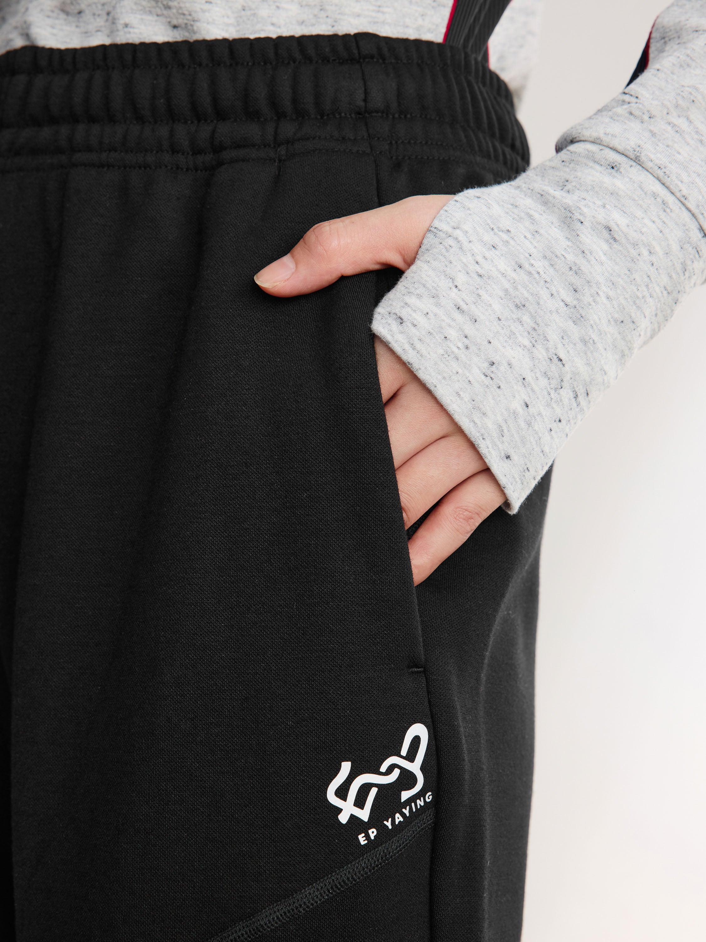 EP YAYING Black Slim Fit Pants
