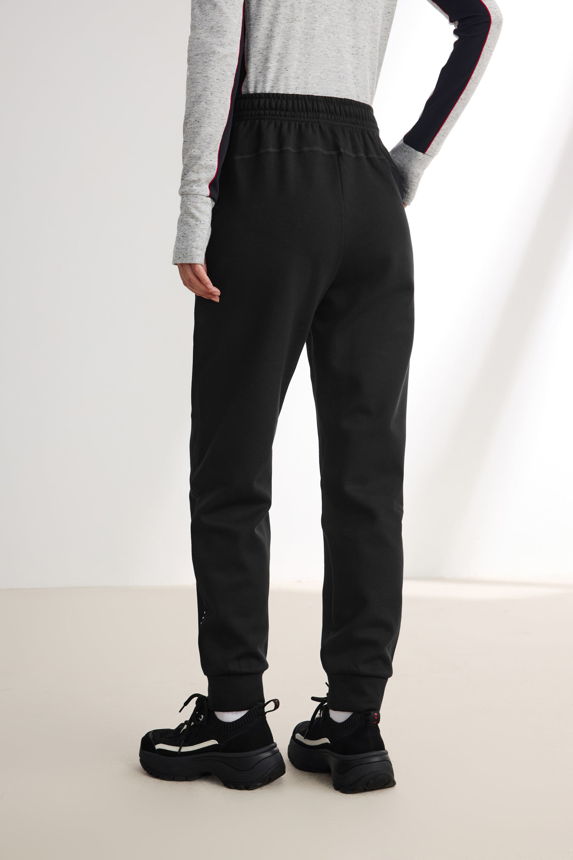 EP YAYING Black Slim Fit Pants
