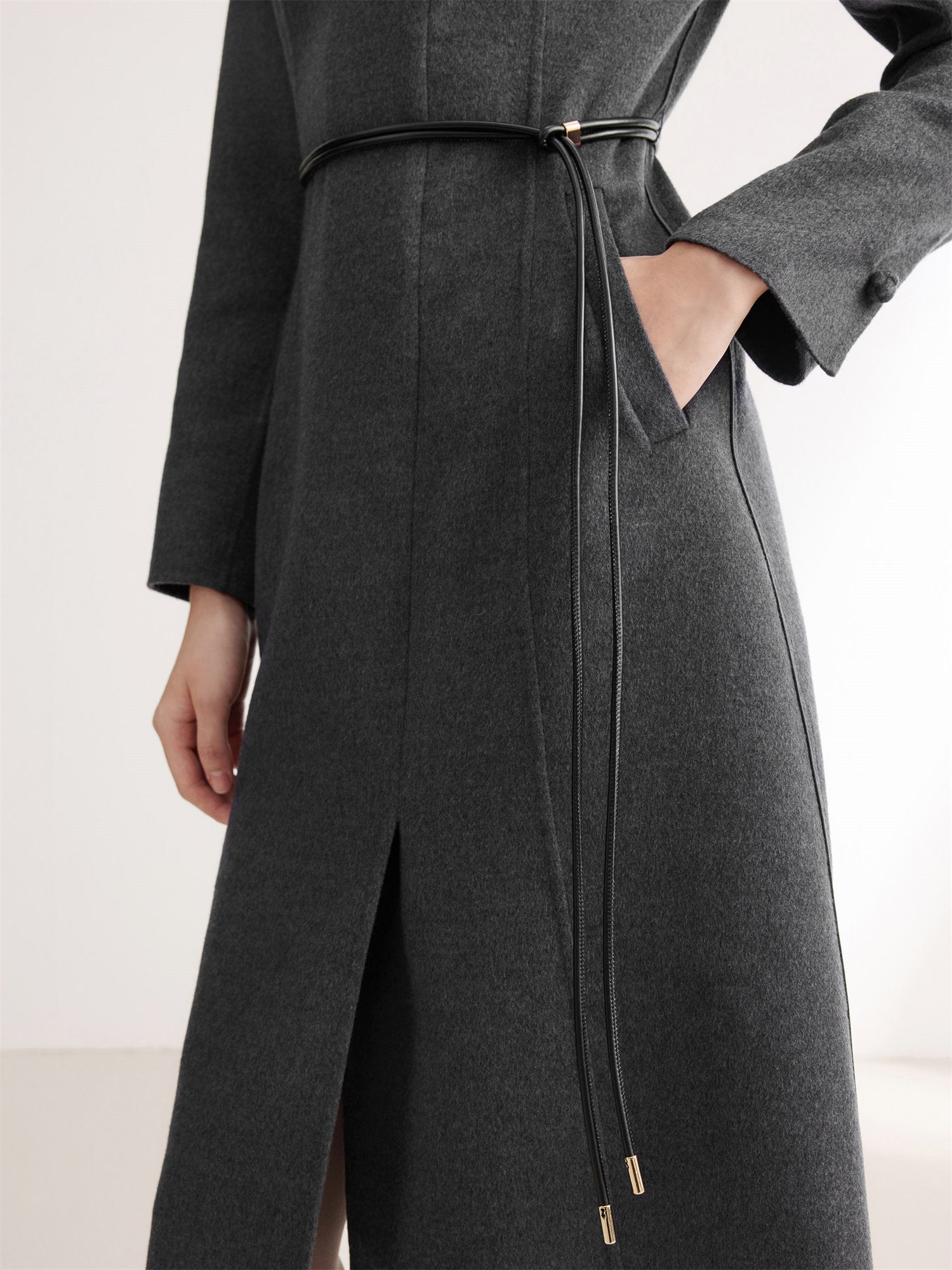 EP YAYING Double-Sided Wool Coat