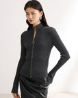 EP YAYING Black Fitted Top