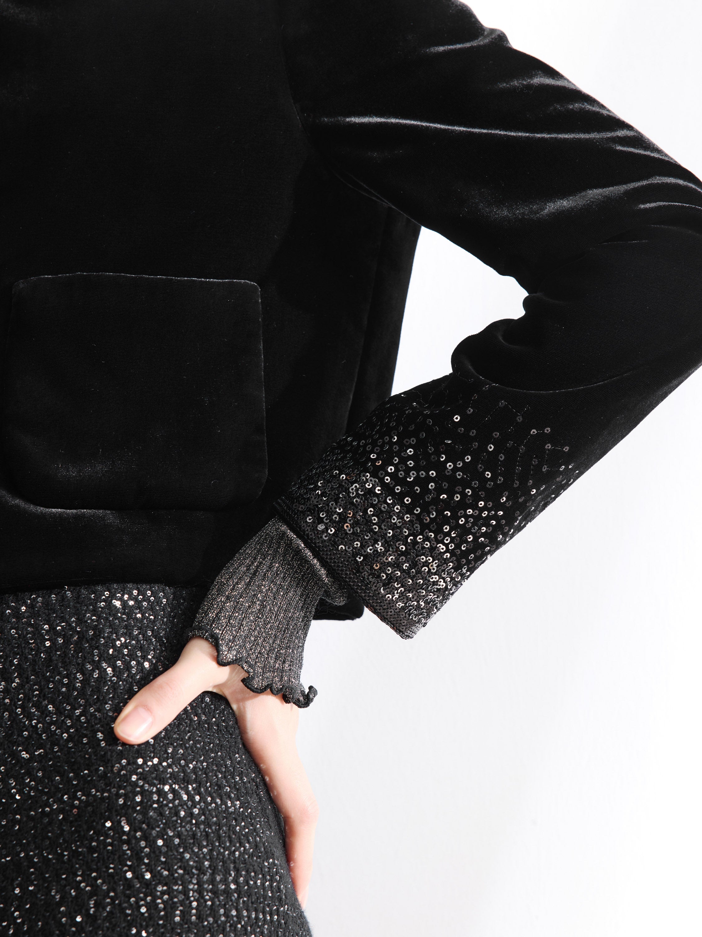 EP YAYING Black Blazer