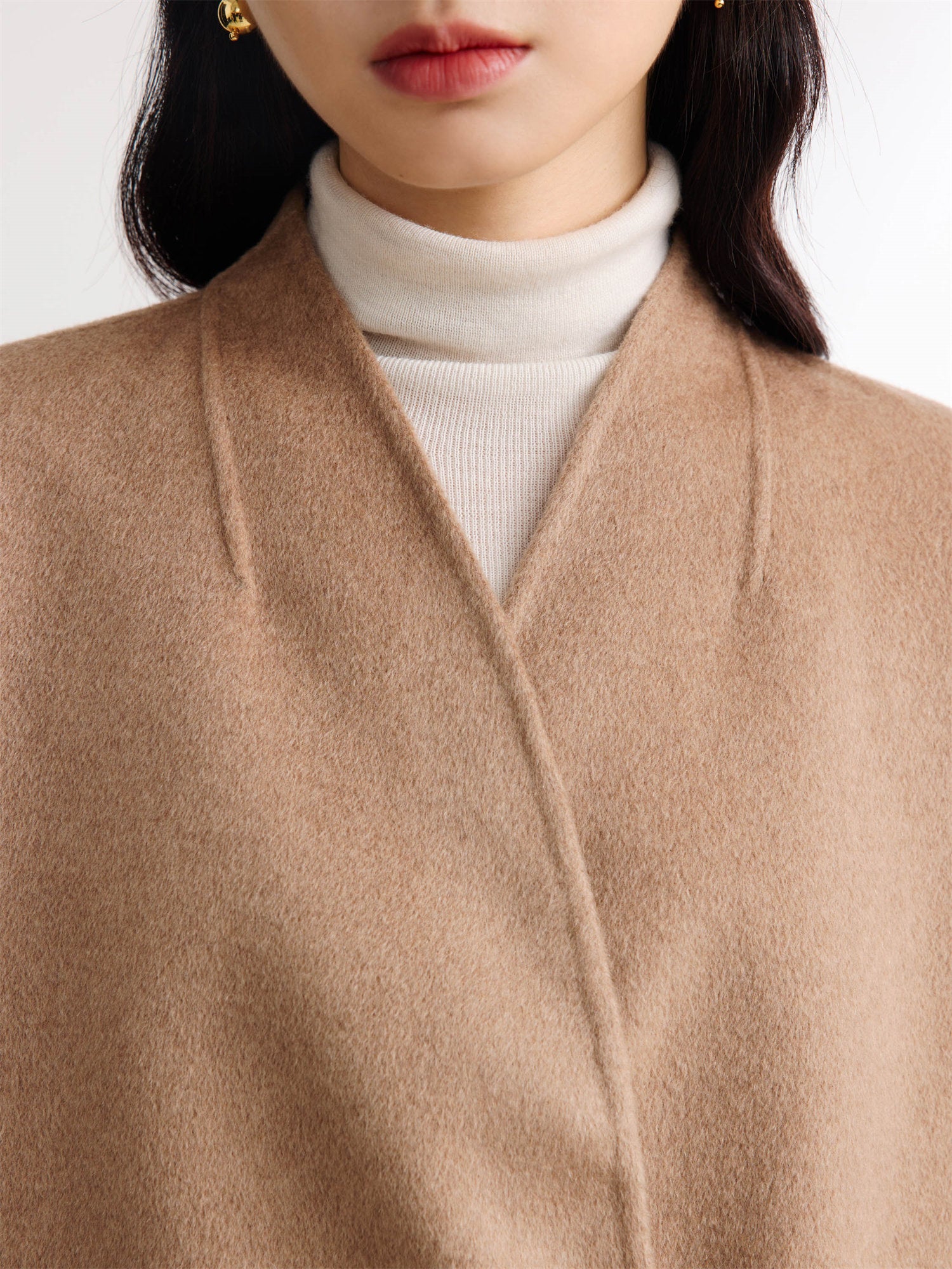 EP YAYING Alashan Cashmere Coat