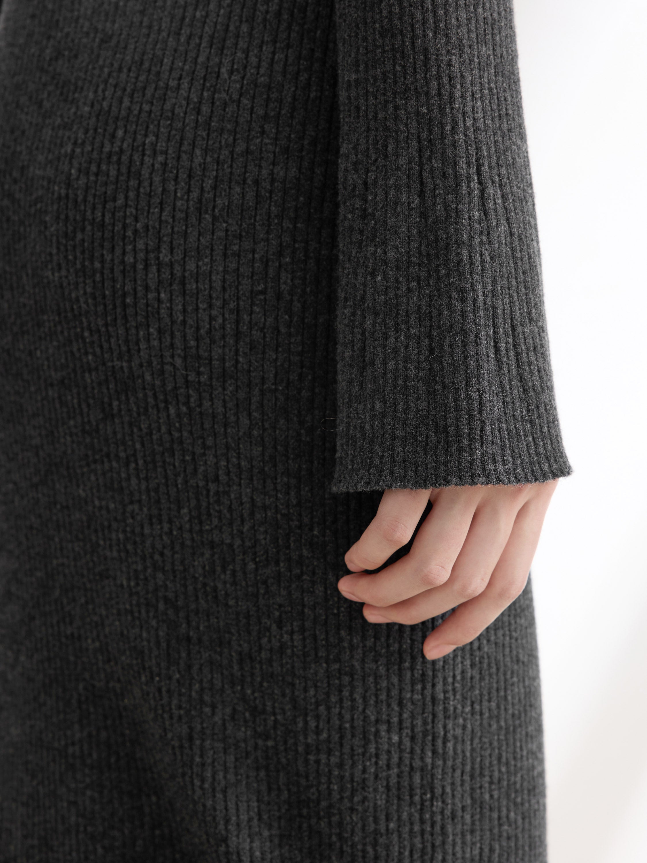 EP YAYING Black Long Sleeve Dress