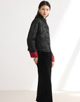 EP YAYING Mulberry Silk Neo-Chinese Jacquard Coat