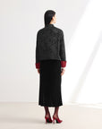 EP YAYING Mulberry Silk Neo-Chinese Jacquard Coat