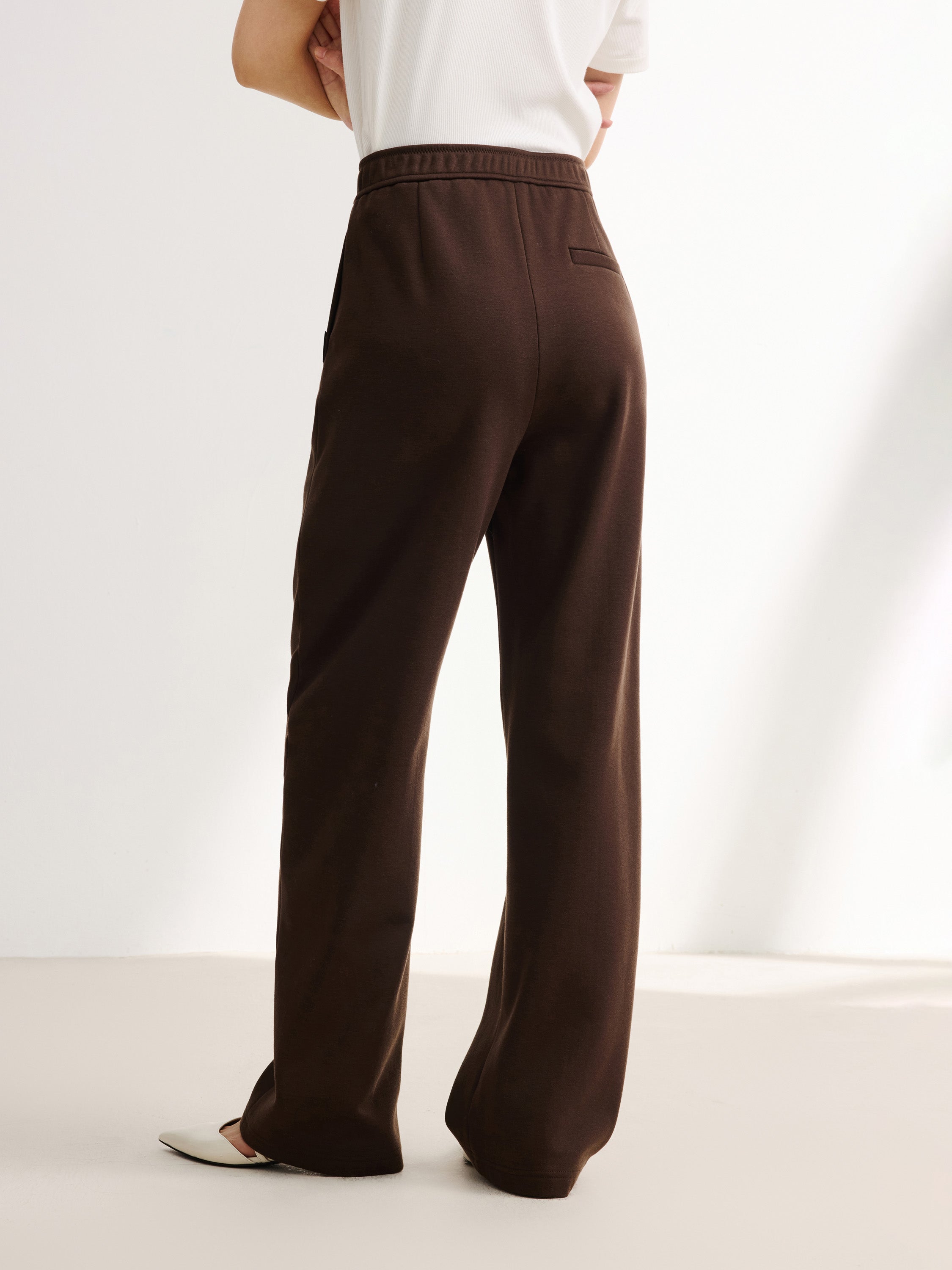 YAYING Brown Wide Leg Pants