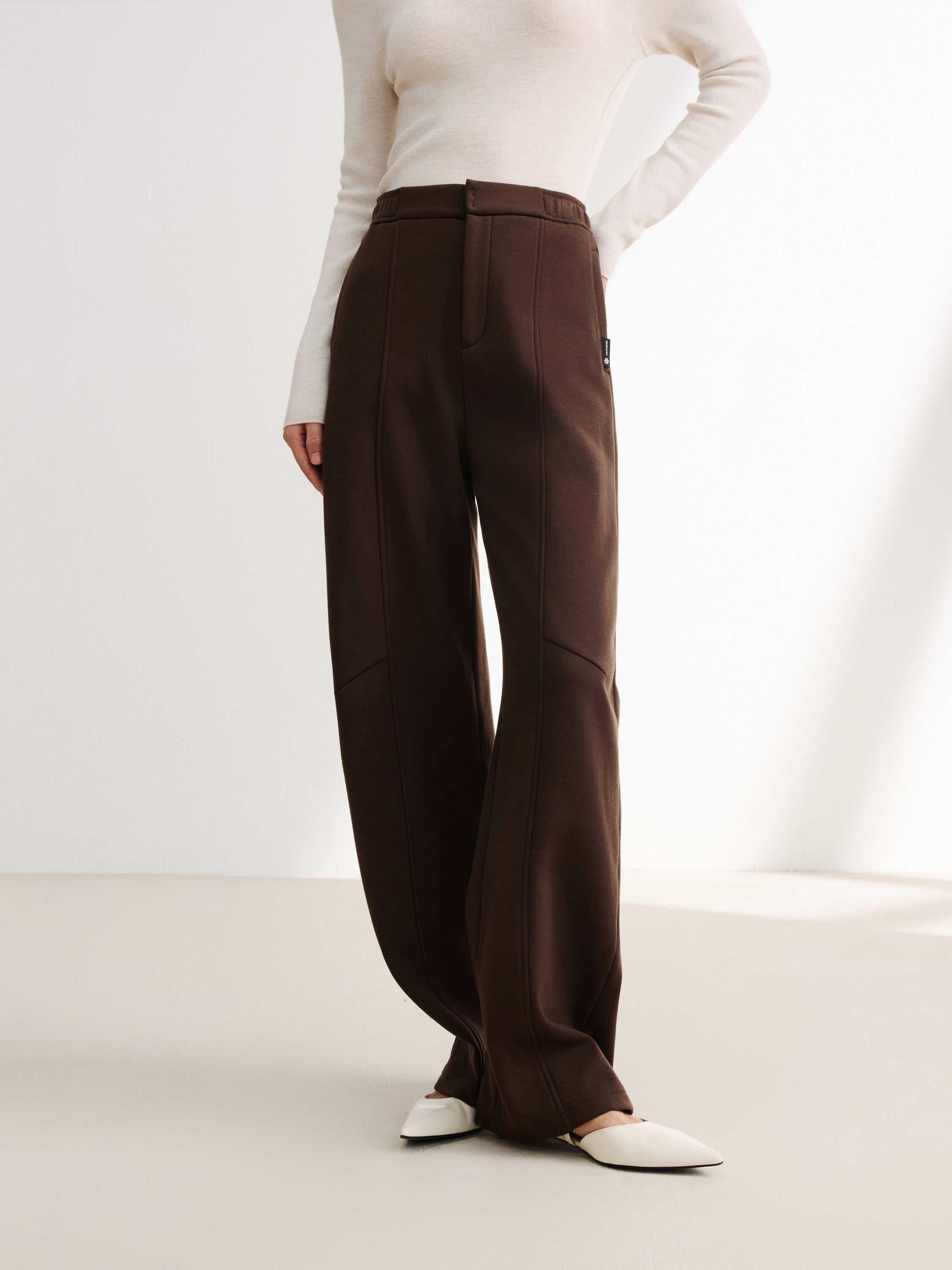 YAYING Brown Wide Leg Pants