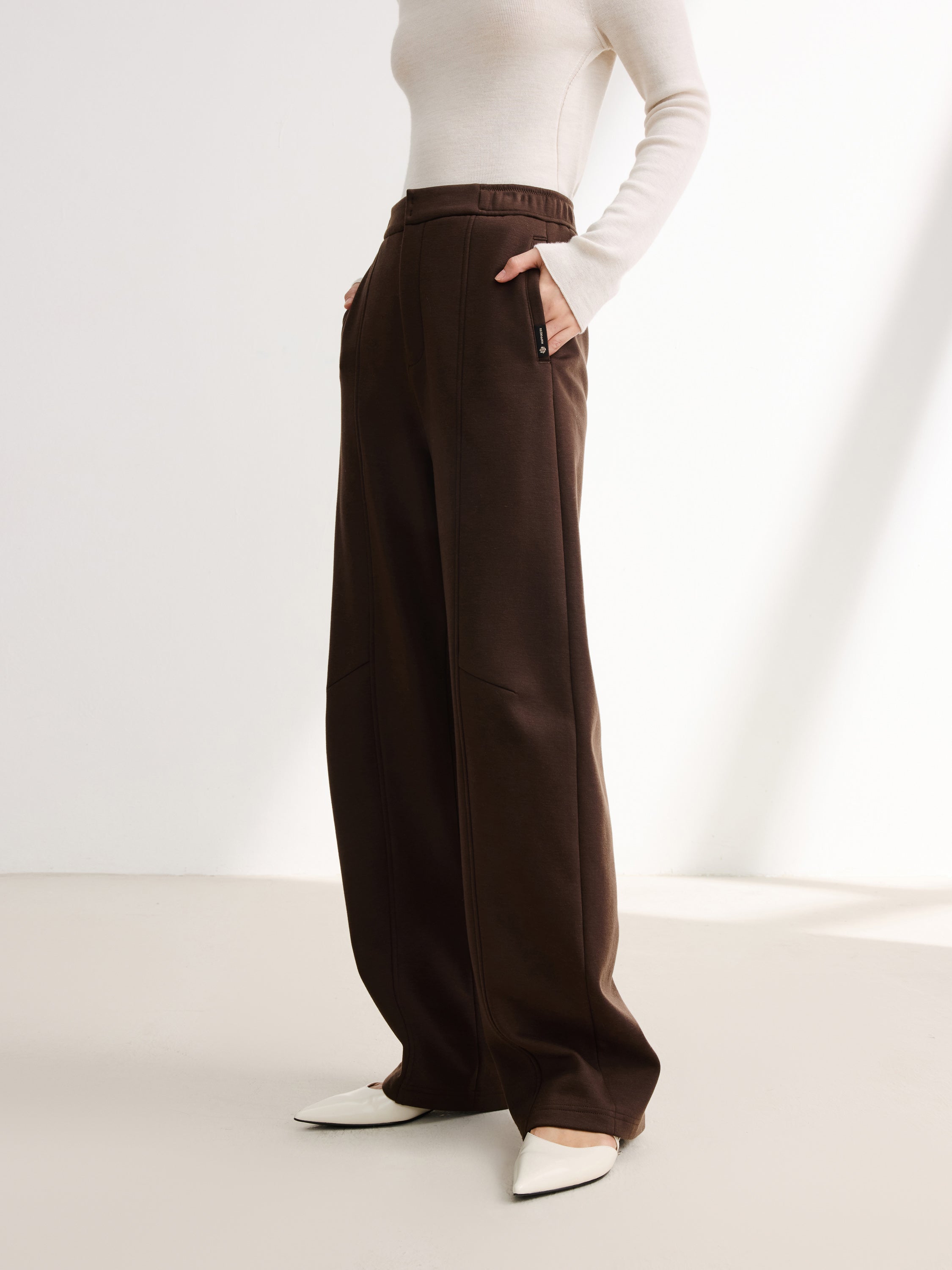 YAYING Brown Wide Leg Pants