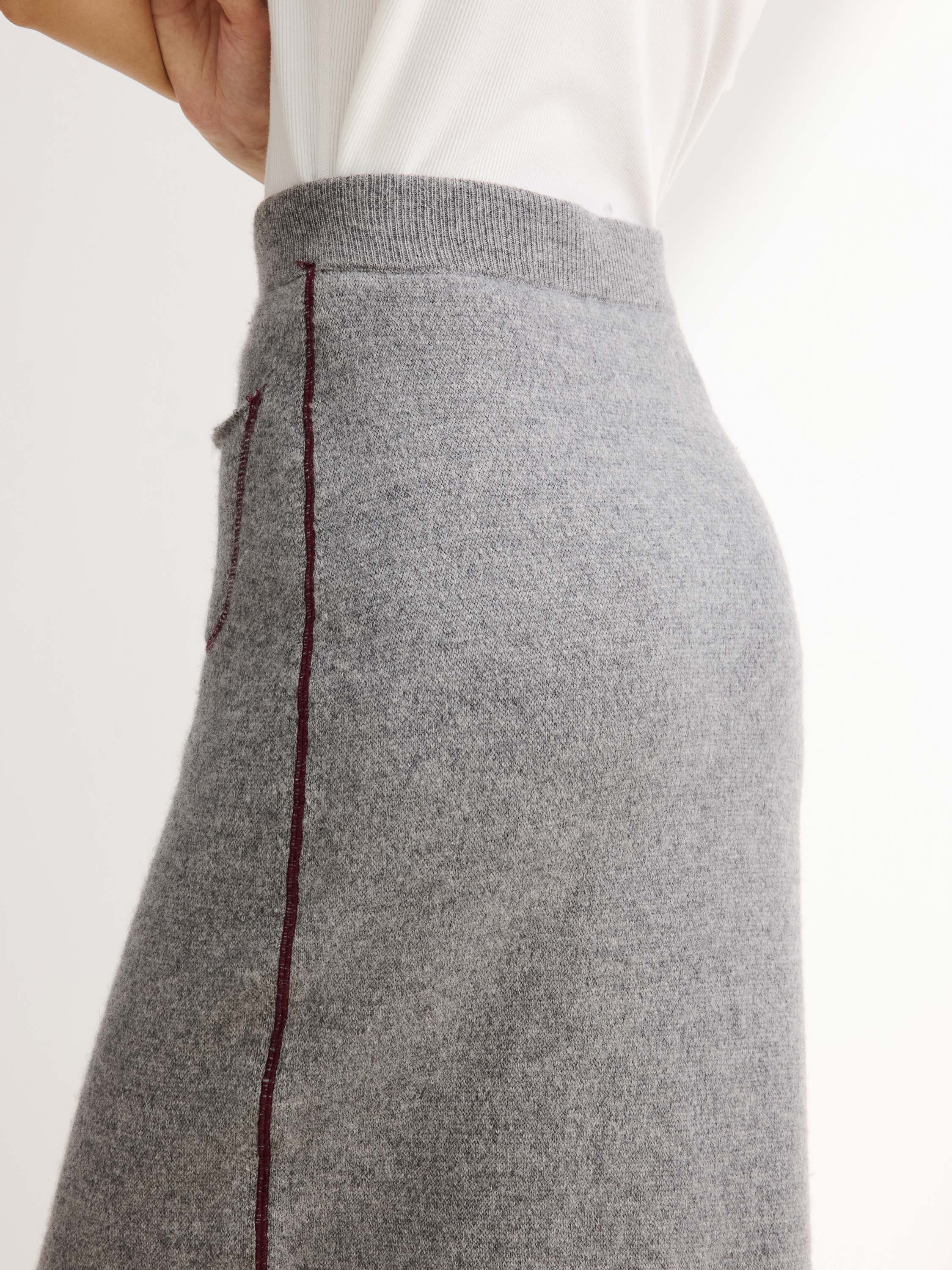 EP YAYING Grey Midi Dress