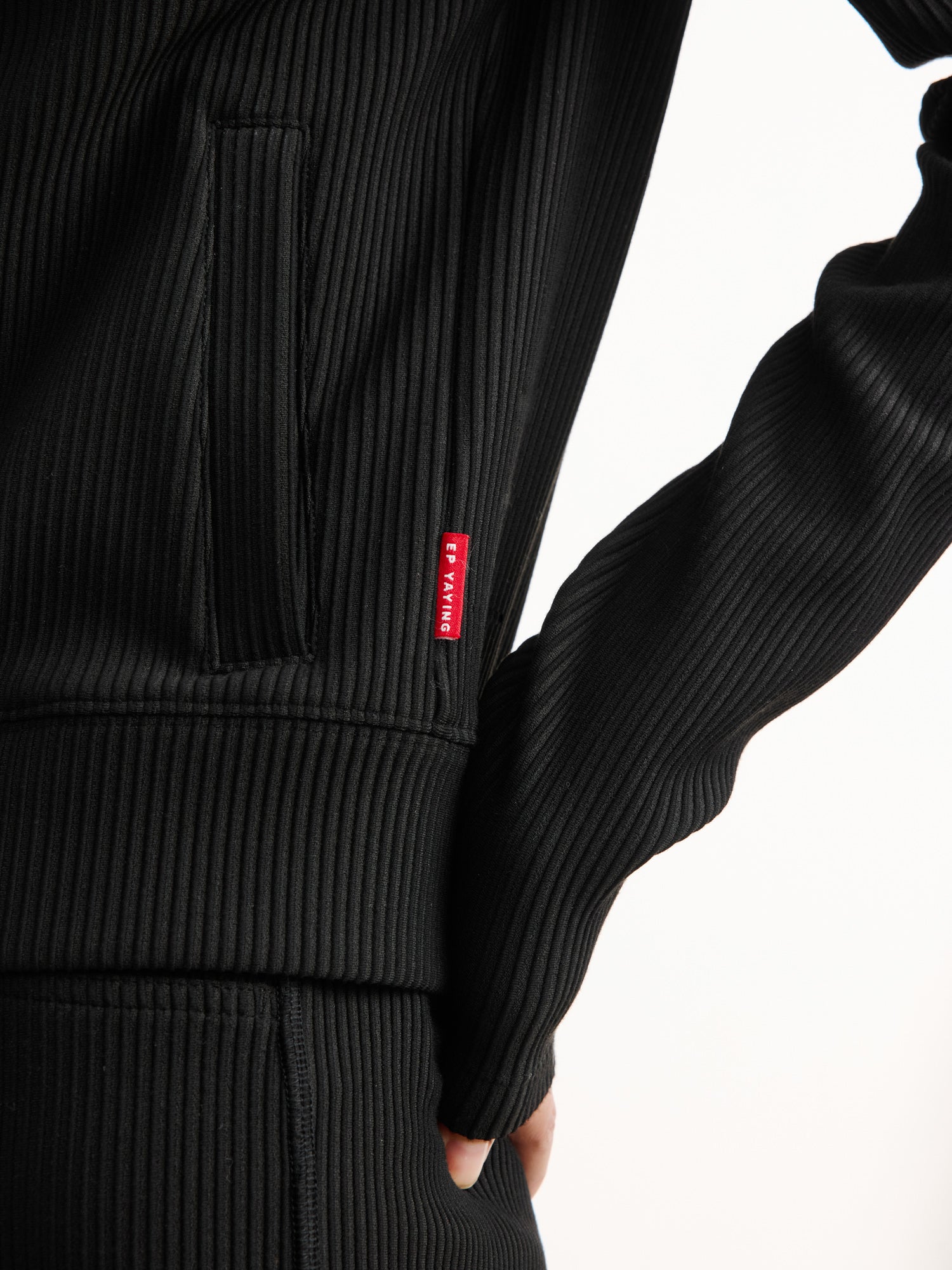 EP YAYING Black Slim Fit Long Sleeve Top