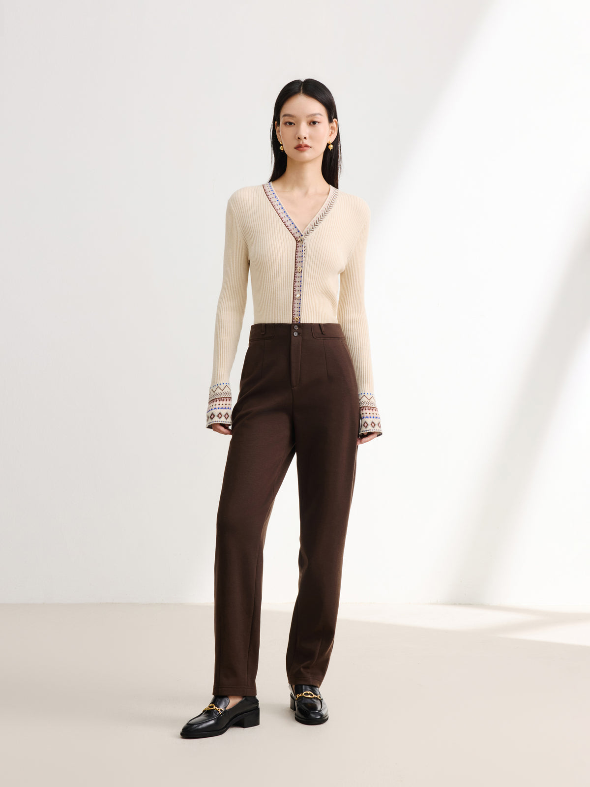 EP YAYING TENCEL Wool Pants